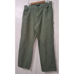 Aeropostale Mens Size 34/32 Sage Green CARPENTER WIDE LEG jeans Pants